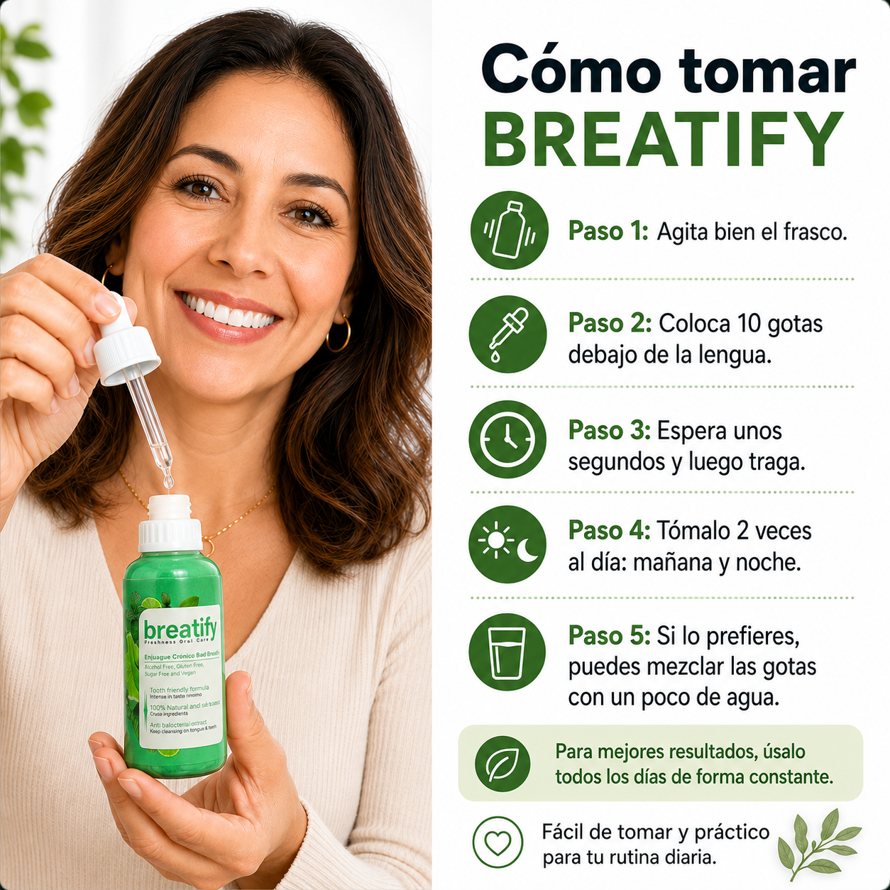 Breatify Tratamiento natural contra el Mal Aliento (Lleva 2 paga 1)