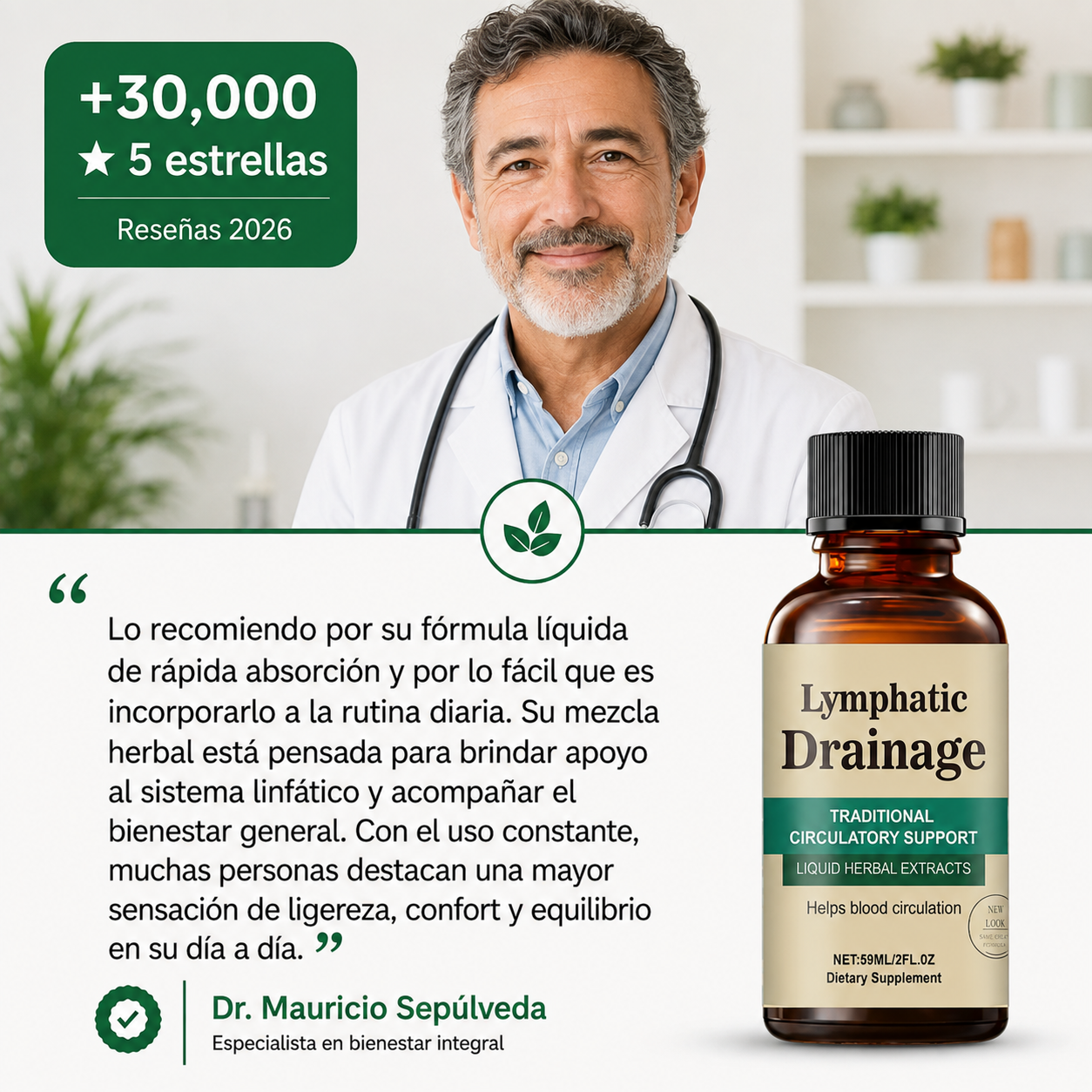 Drenalift™ Gotas de Drenaje Linfático 2x1